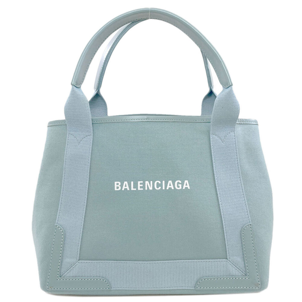 Balenciaga 339933 Navy Cabas Handbag Canvas Women's BALENCIAGA